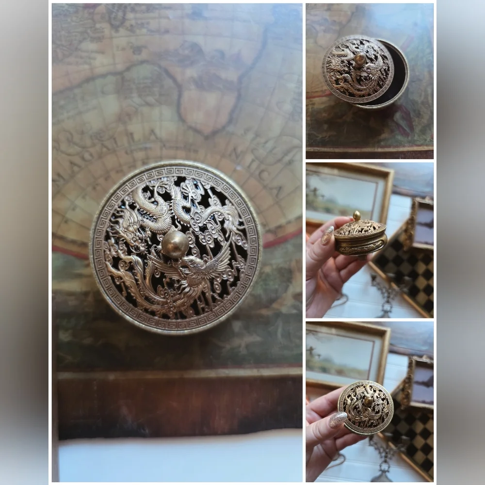 Vintage America Home Accents Collection with Gold and Brown Tones - Picture 9 of 15